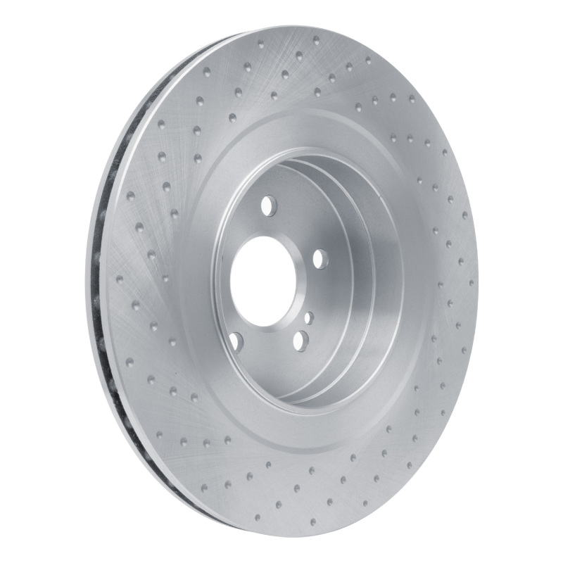 Mercedes-Benz CL63 AMG Brake Rotor (1) - Rear - R1 Concepts - Dimpled - `07-`14